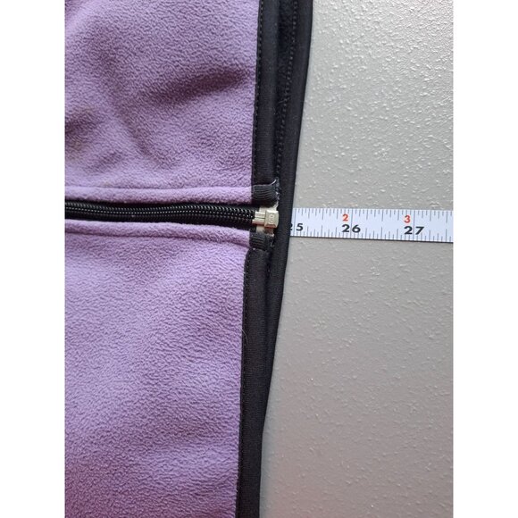 Kim Rogers Fleece Zip Up Jacket Women’s Medium  Purple Cozy Casual Outdoor Layer - Picture 7 of 8